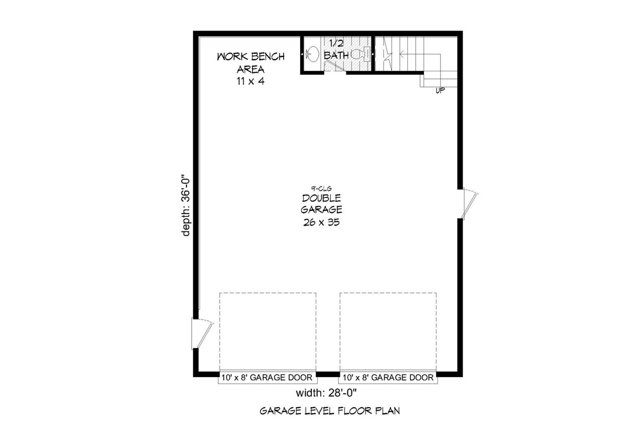 Farmhouse House Plan - 92585 - 1st Floor Plan
