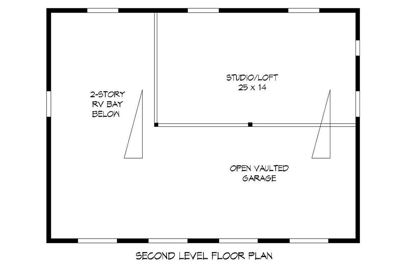 Secondary Image - Contemporary House Plan - Santolla 92858 - 2nd Floor Plan