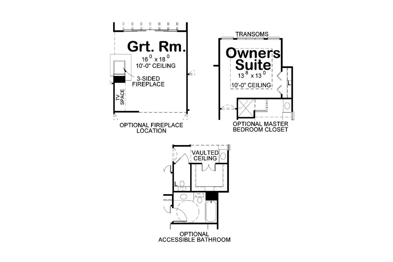 Craftsman House Plan - Neeson 93000 - Optional Floor Plan