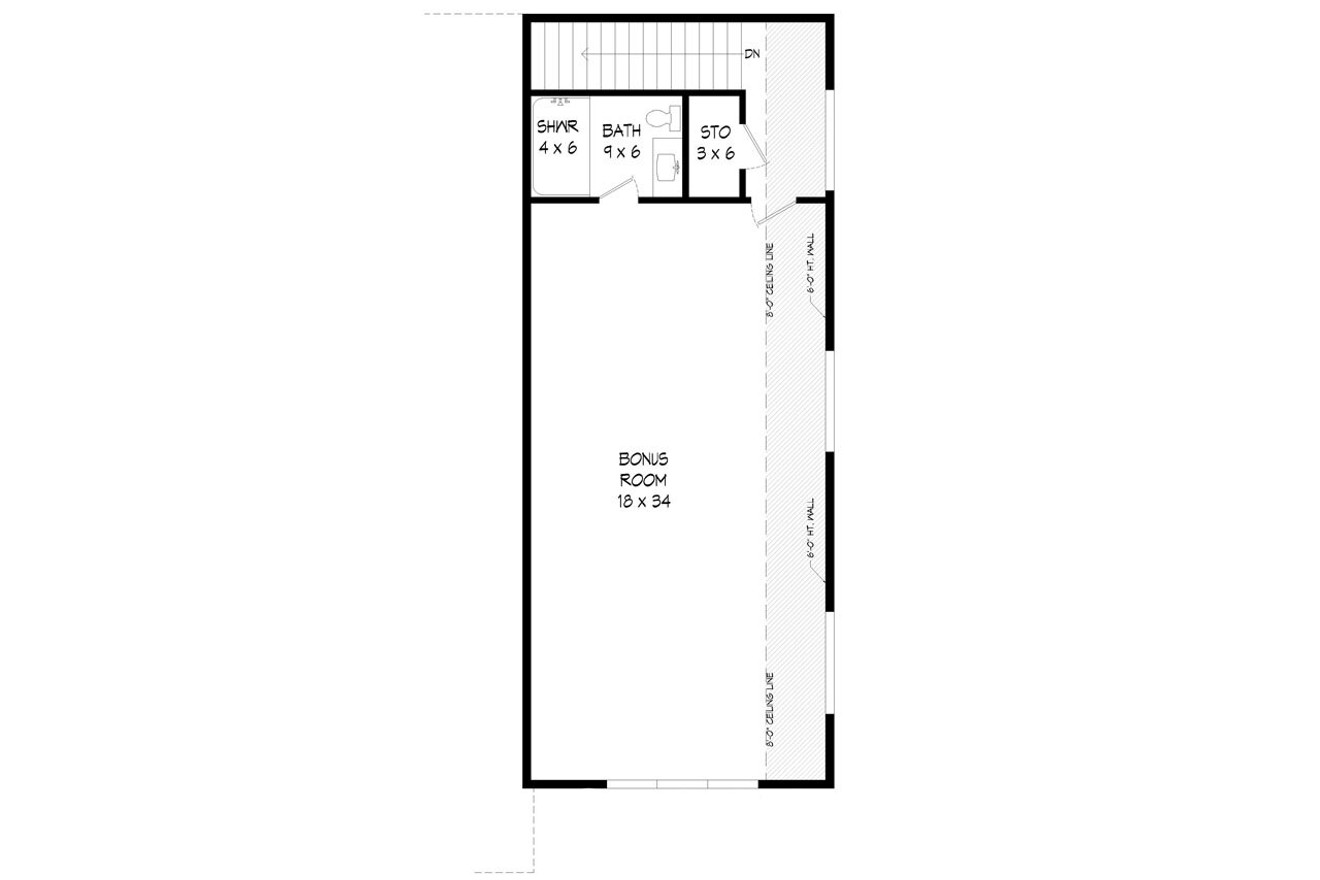 Secondary Image - Traditional House Plan - Cloverdale View 94649 - 2nd Floor Plan