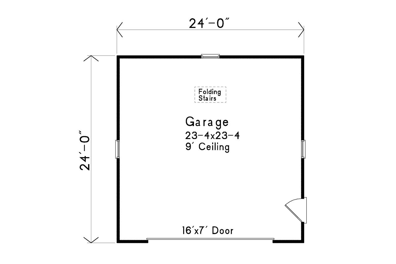 Traditional House Plan - 95164 - 1st Floor Plan