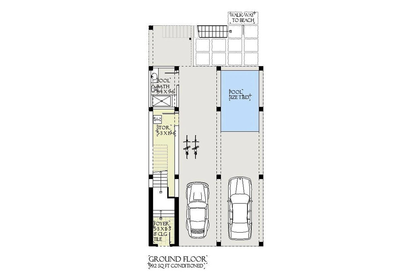 Cottage House Plan - Sandwedge 95252 - Other Floor Plan