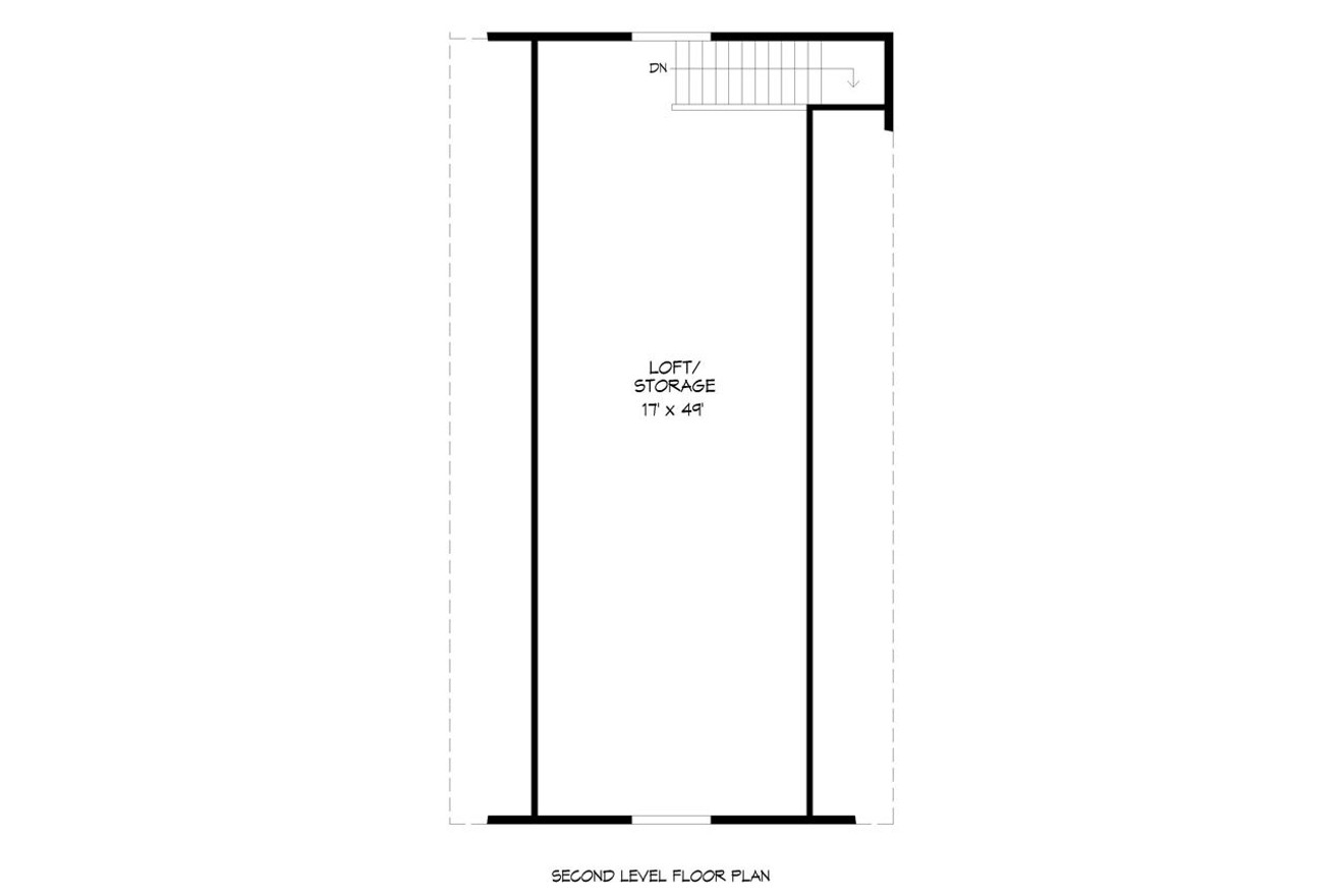 Secondary Image - Country House Plan - 95447 - 2nd Floor Plan