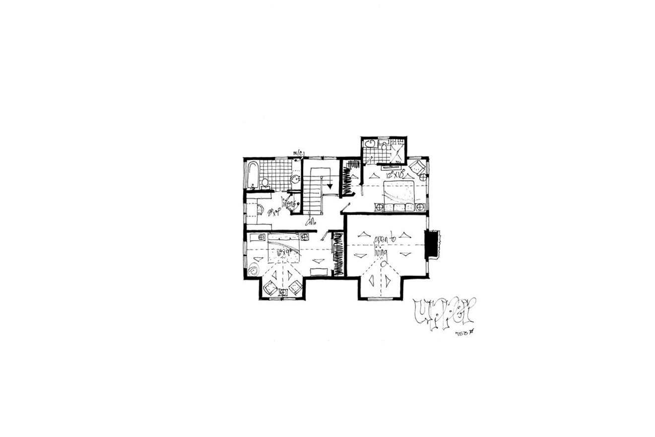 Bungalow House Plan - Winter Park 95738 - 2nd Floor Plan