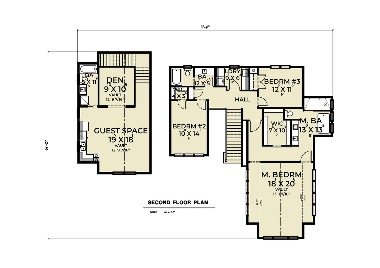 Lodge Style House Plan - 95793 - 2nd Floor Plan