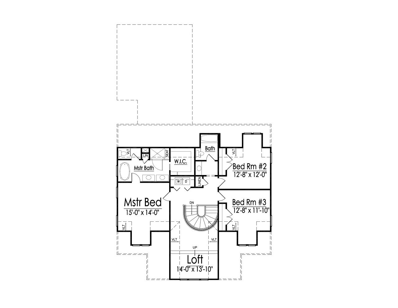 Classic House Plan - 96226 - 2nd Floor Plan