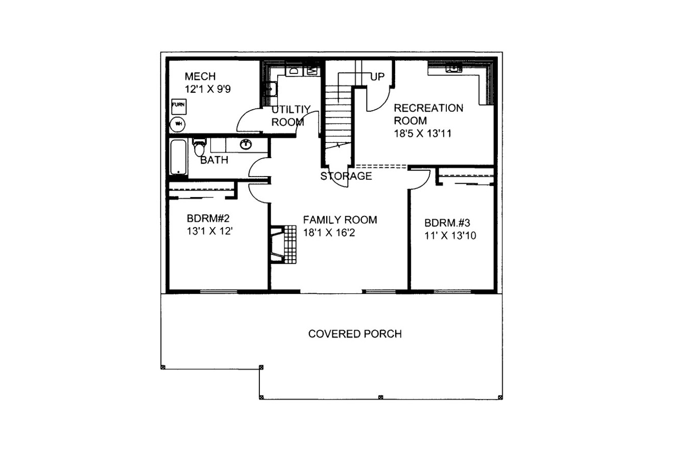 Secondary Image - Craftsman House Plan - 96287 - Other Floor Plan