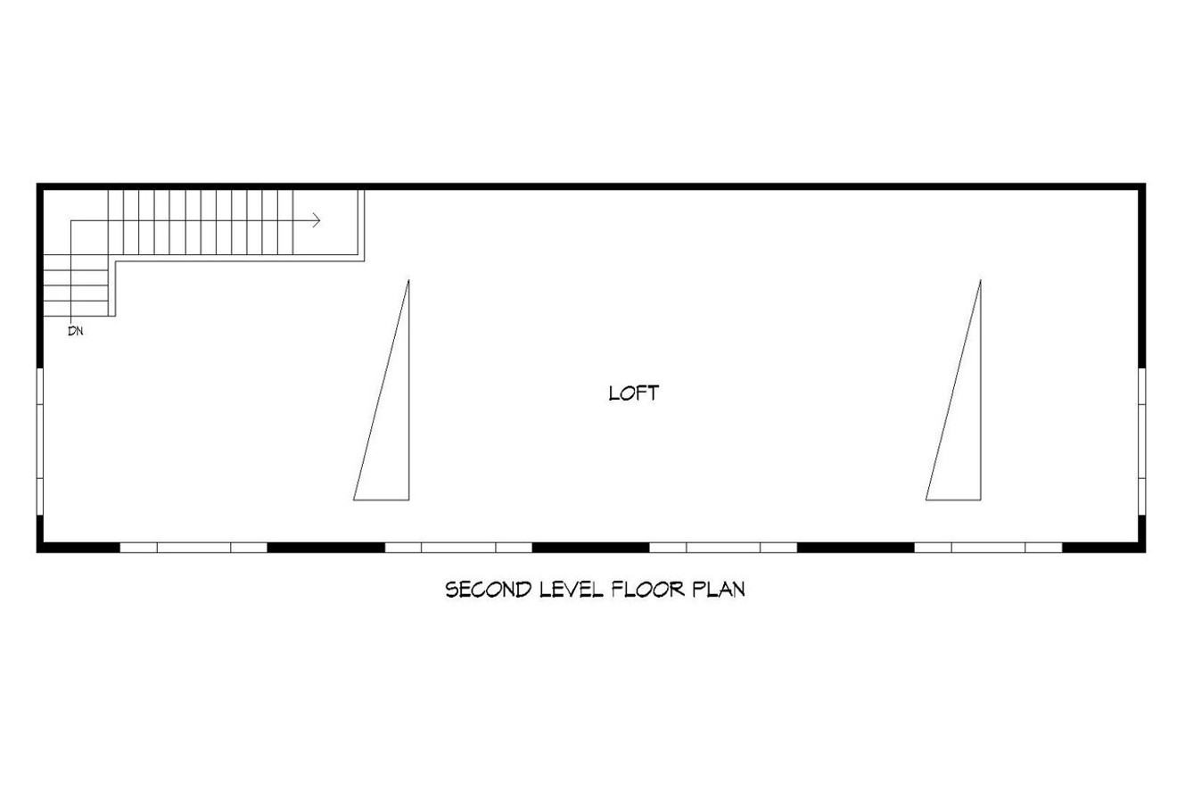 Secondary Image - Modern House Plan - 96628 - 2nd Floor Plan
