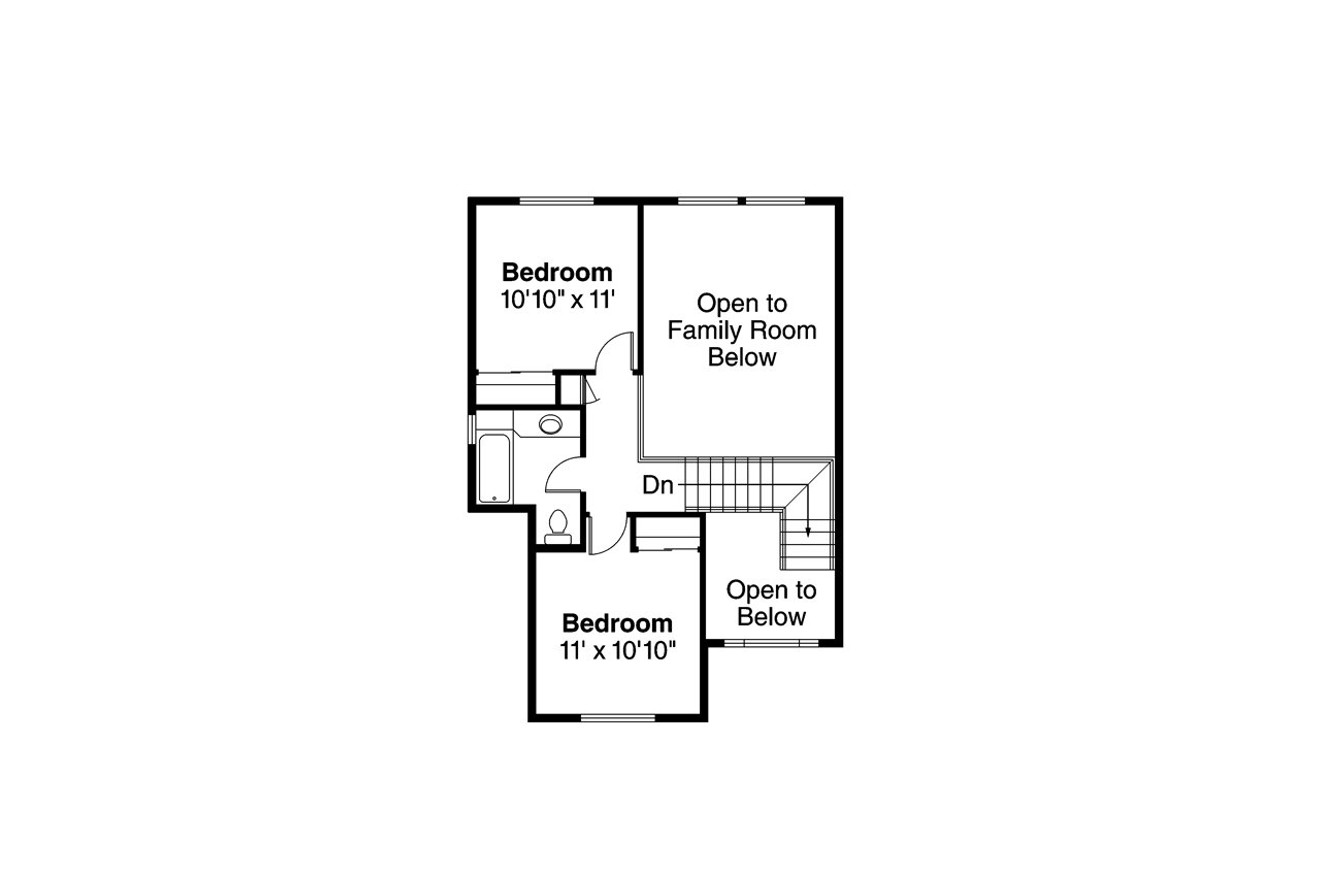 Secondary Image - Mediterranean House Plan - Del Mar 96964 - 2nd Floor Plan