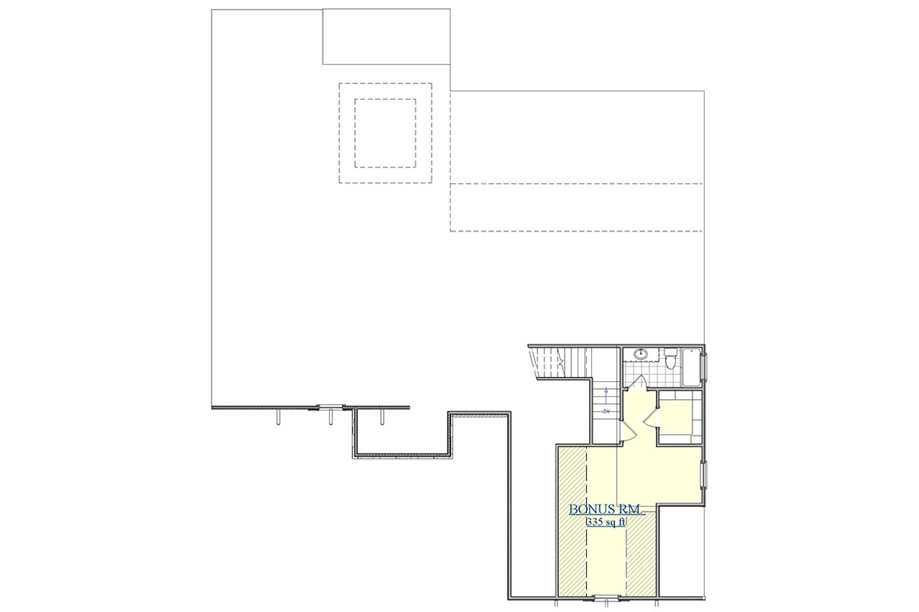 Secondary Image - Ranch House Plan - Largo 97417 - 1st Floor Plan