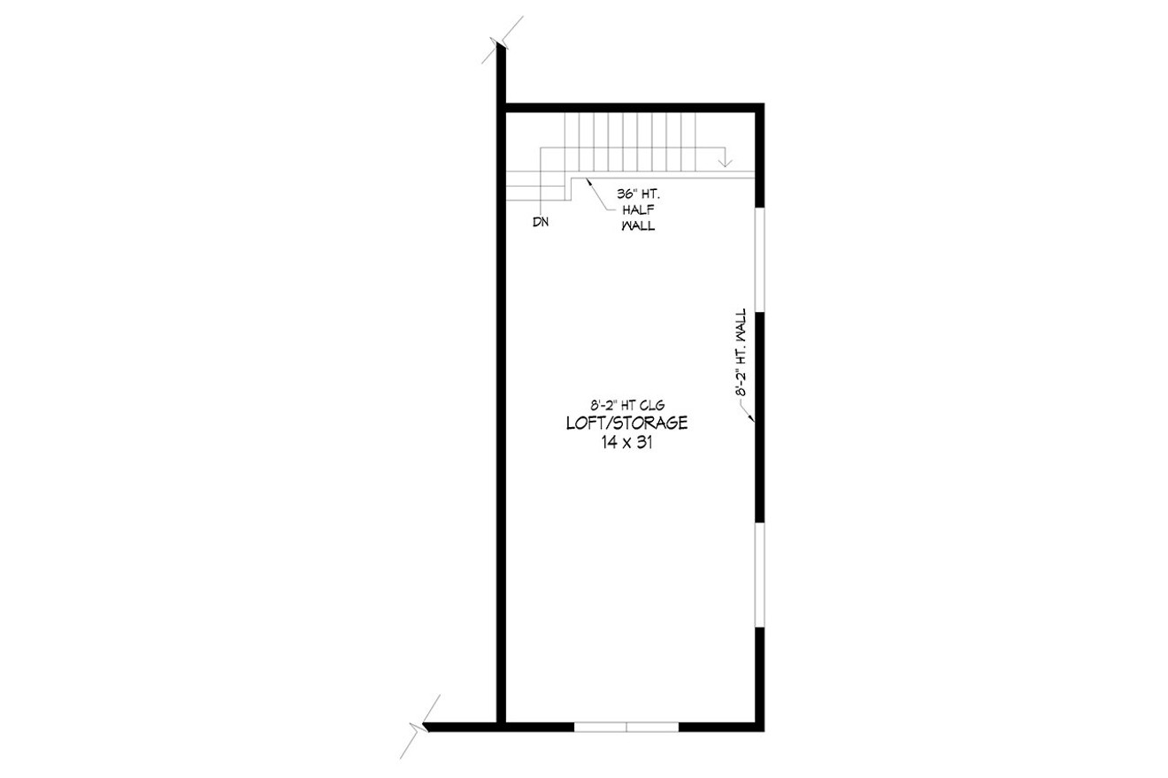 Secondary Image - Traditional House Plan - Sprucewood 97512 - 2nd Floor Plan