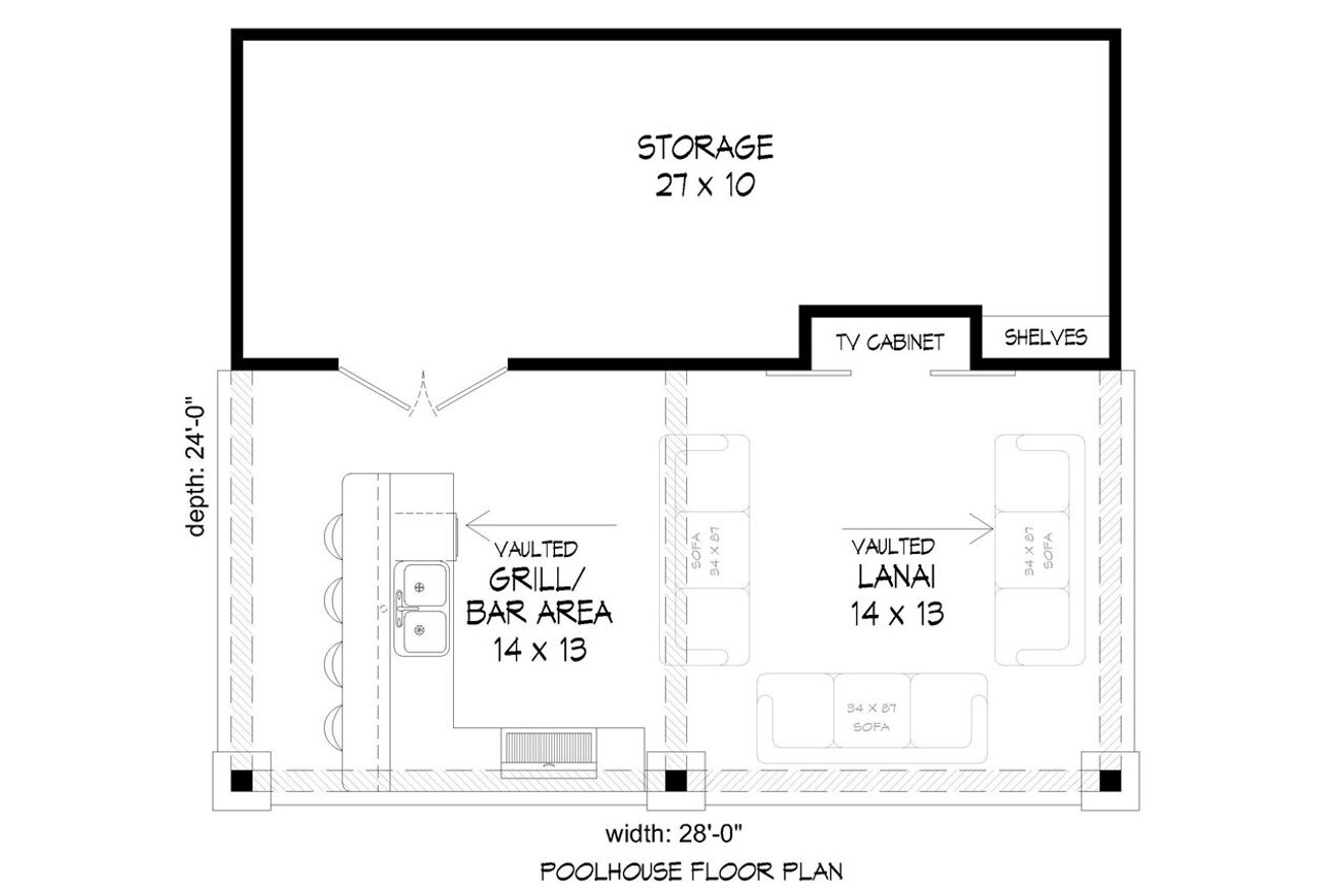 Traditional House Plan - Norton 97794 - 1st Floor Plan