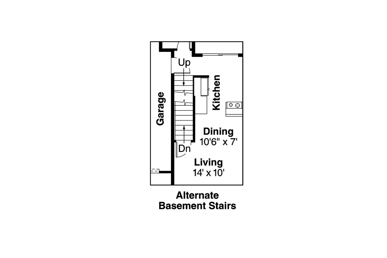 Craftsman House Plan - Cranbrook 97797 - Basement Floor Plan