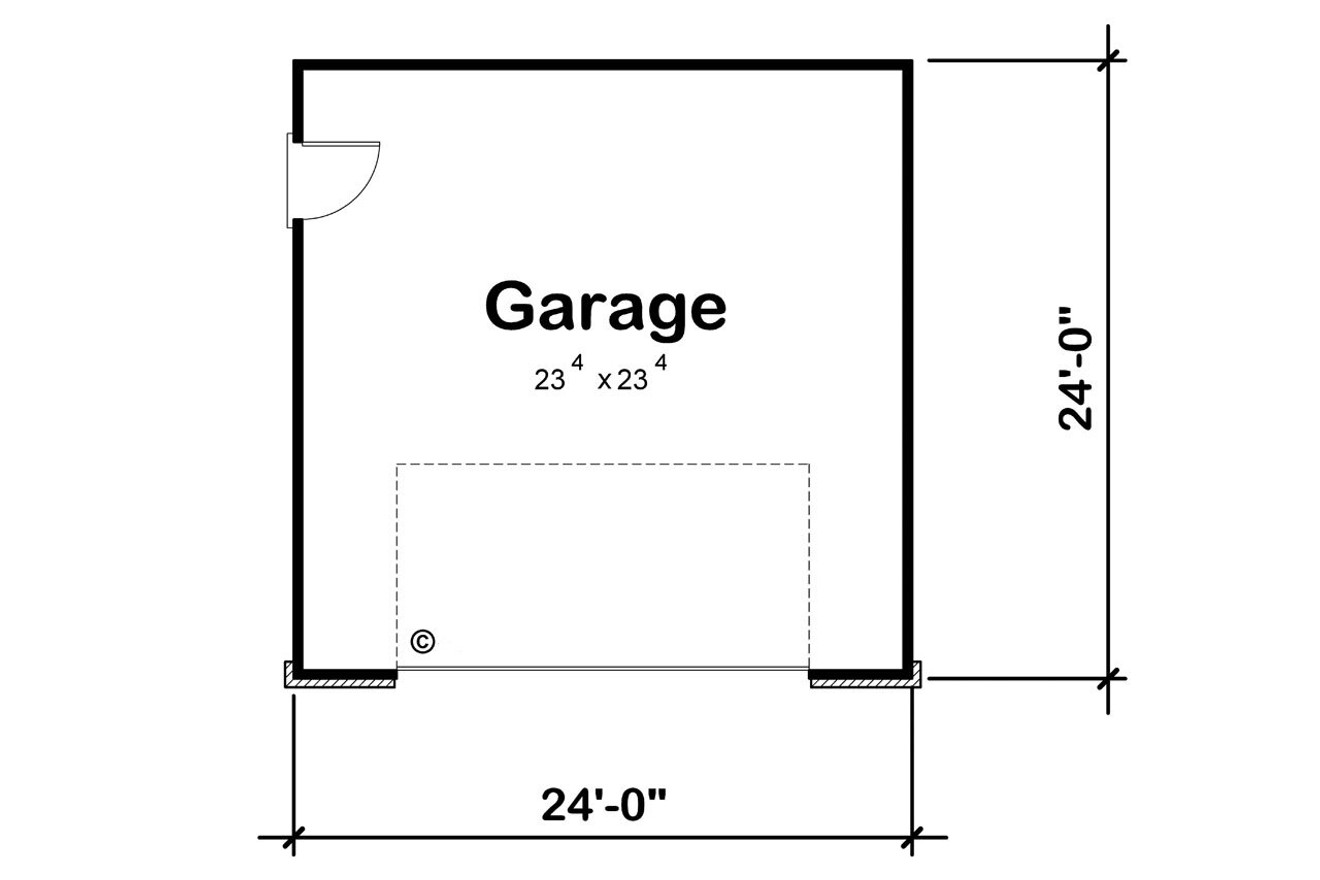 Traditional House Plan - 98145 - 1st Floor Plan