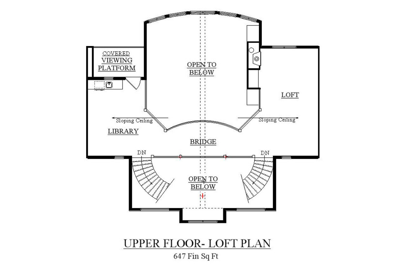 Craftsman House Plan - Avalon 99076 - 2nd Floor Plan