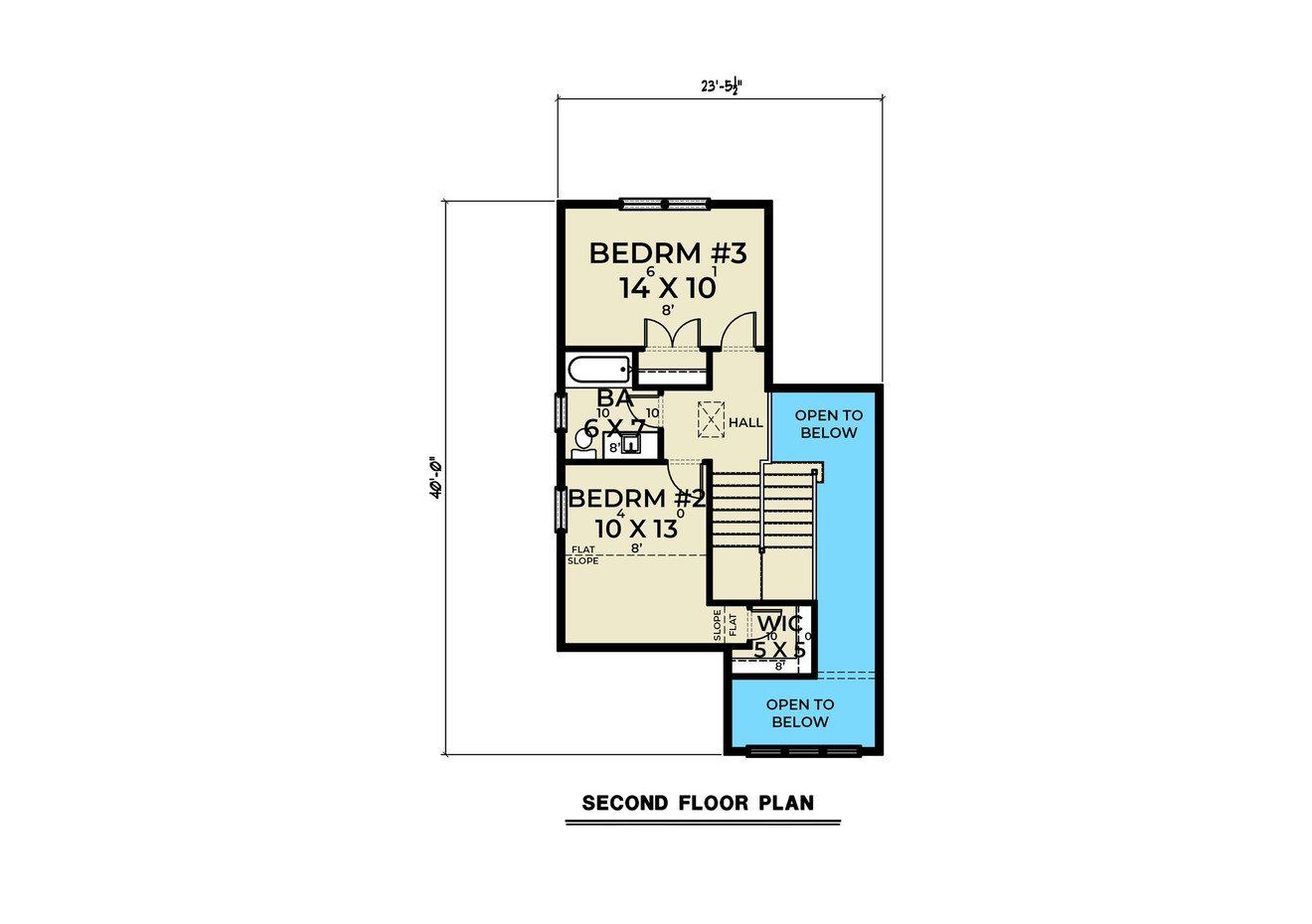 Secondary Image - Farmhouse House Plan - 99787 - 2nd Floor Plan