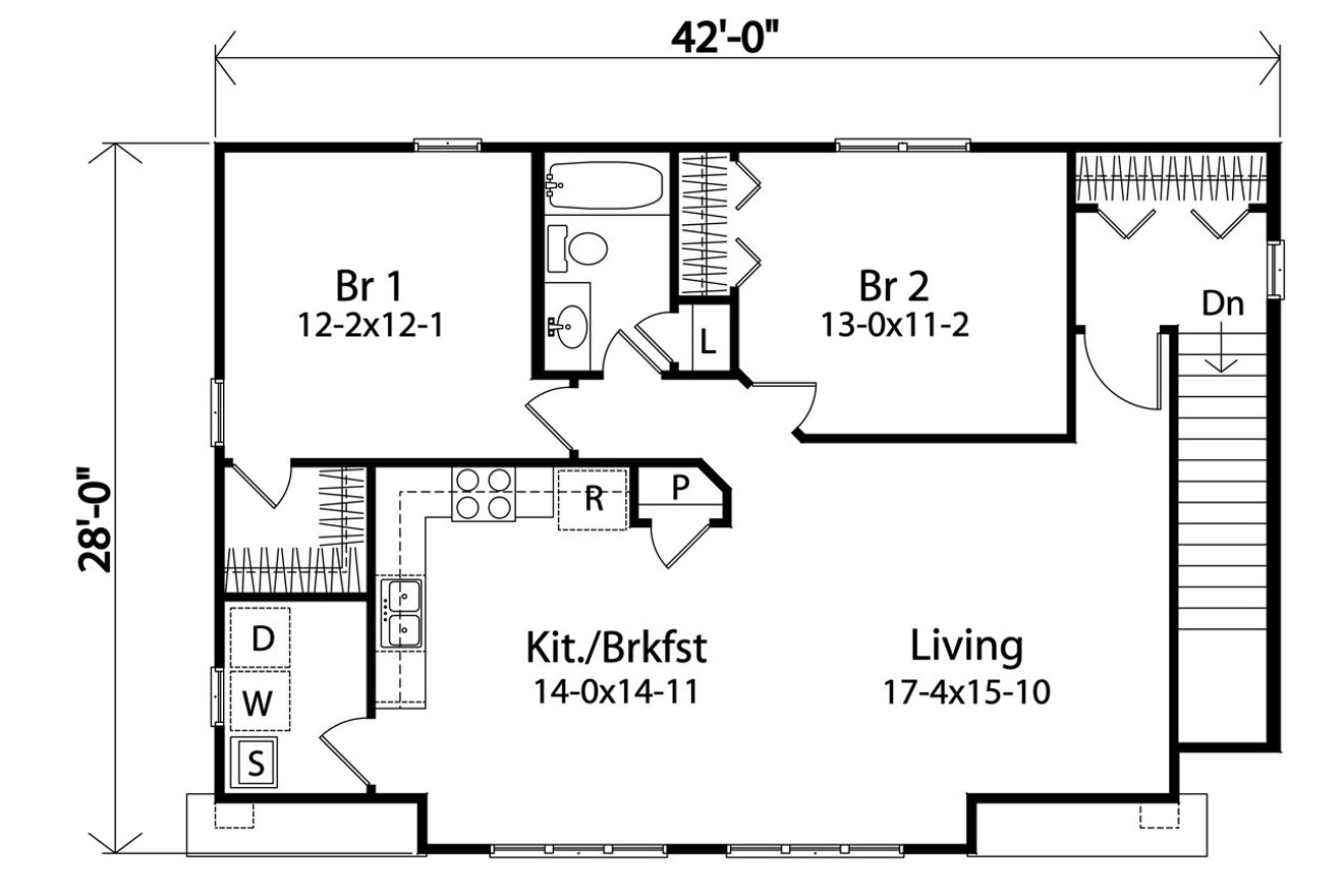 Secondary Image - Traditional House Plan - 99994 - 2nd Floor Plan