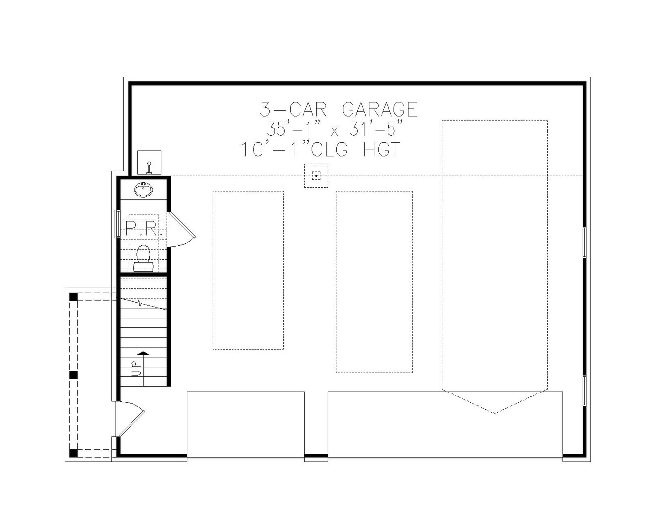 Farmhouse House Plan - Mark Harbor B 93114 - 1st Floor Plan