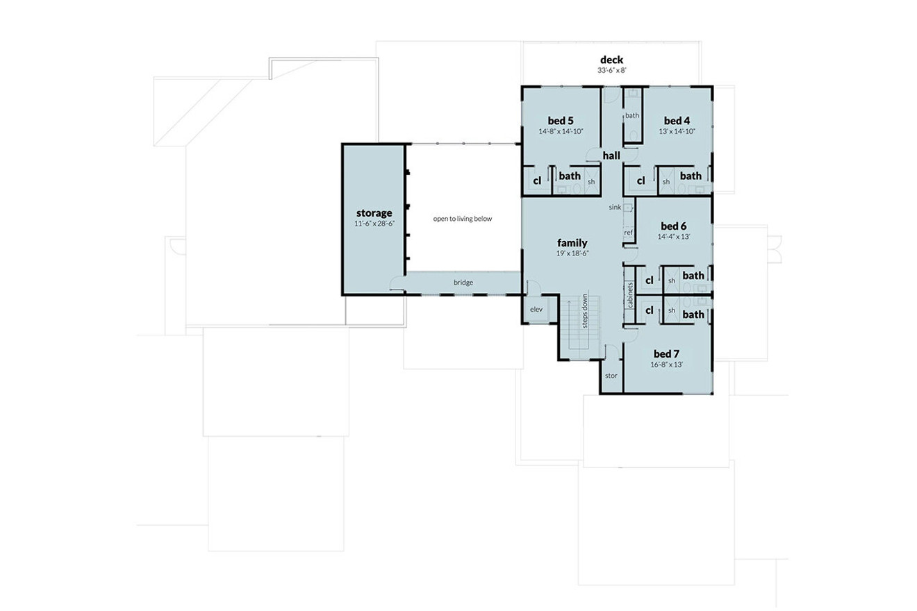 Contemporary House Plan - Amaryllis 31755 - 2nd Floor Plan