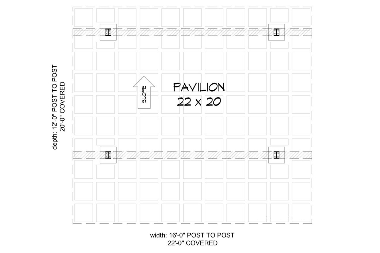Traditional House Plan - Clean Edge Pavilion 43971 - 1st Floor Plan