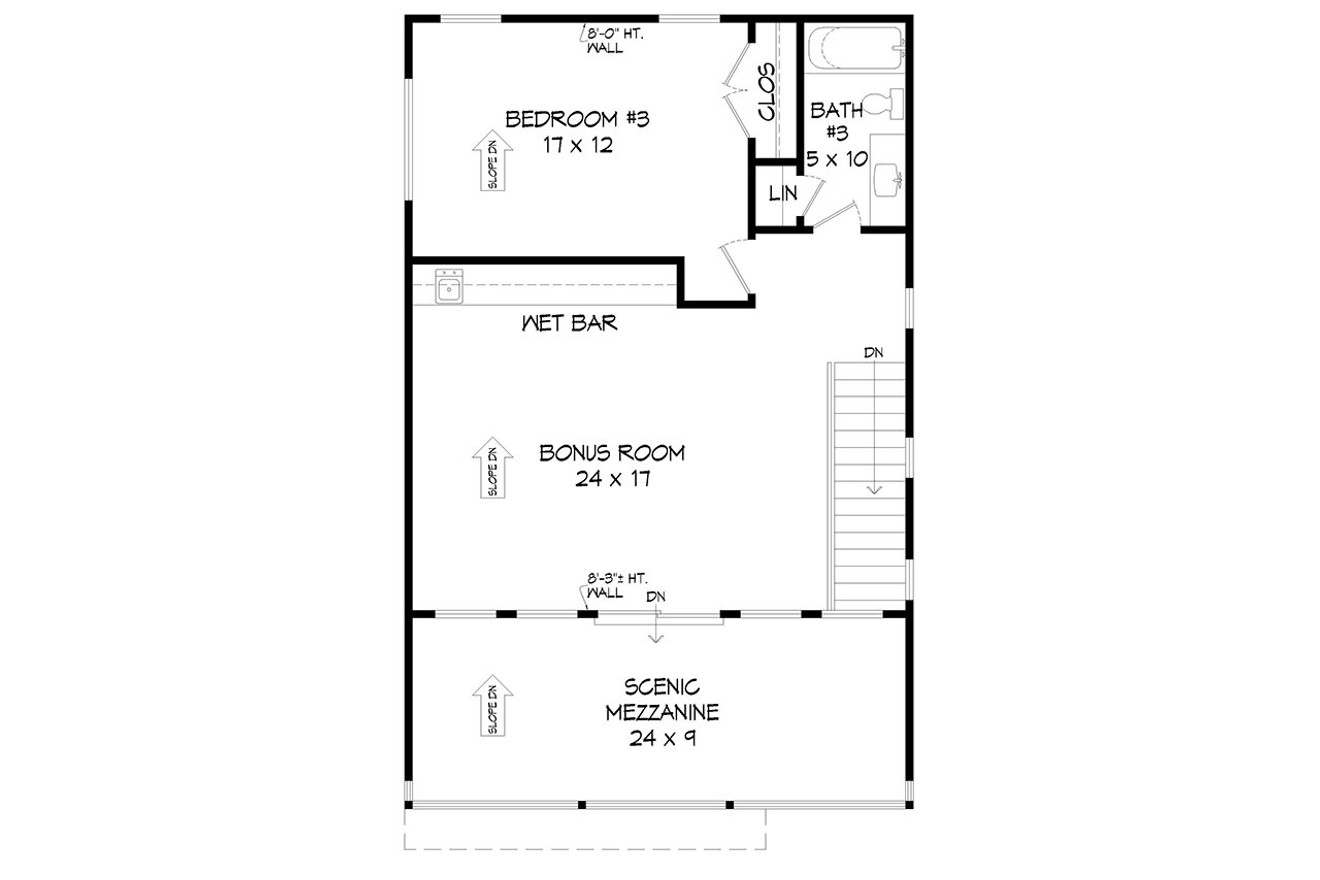 Contemporary House Plan - Hill Street 61666 - Other Floor Plan Contemporary House Plan - Hill Street 61666 - Other Floor Plan
