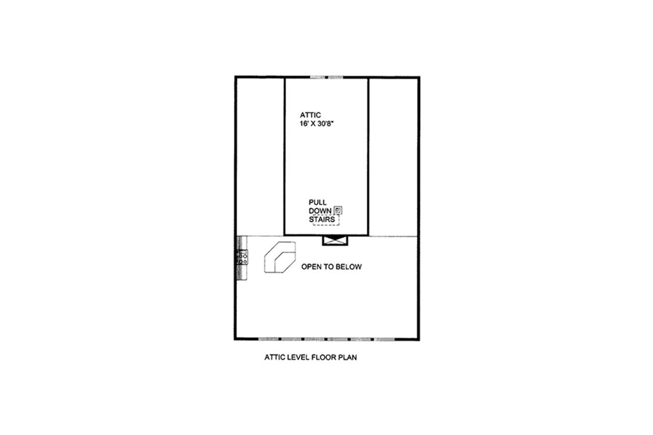 Craftsman House Plan - 85283 - 2nd Floor Plan