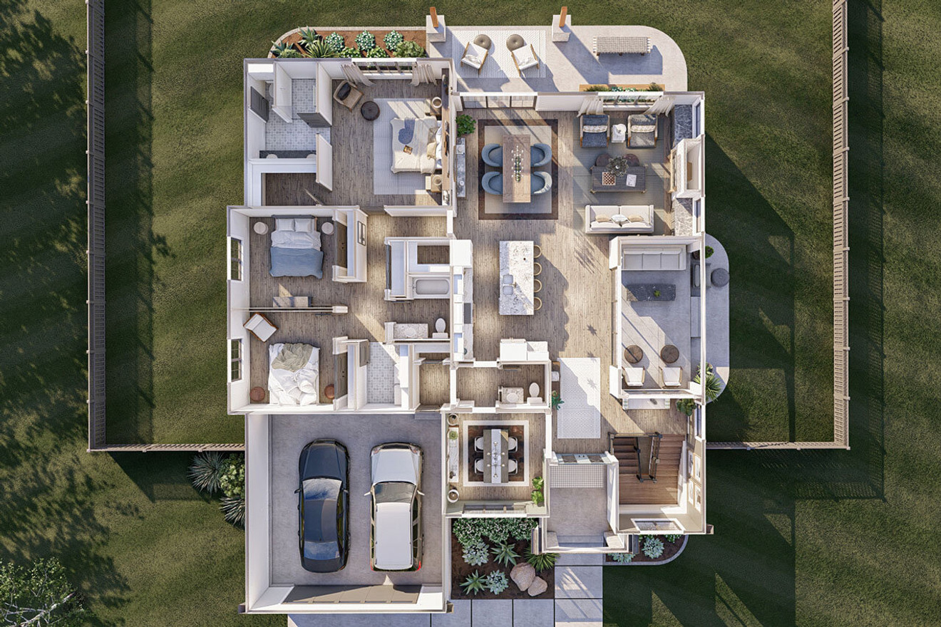 Aerial View 1st Floor - Other Floor Plan