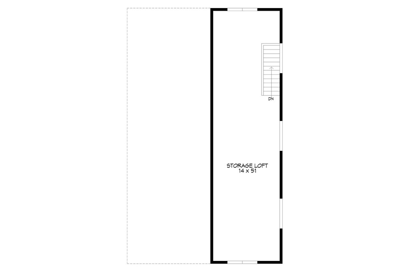 Secondary Image - Traditional House Plan - Palm City RV 73082 - 2nd Floor Plan