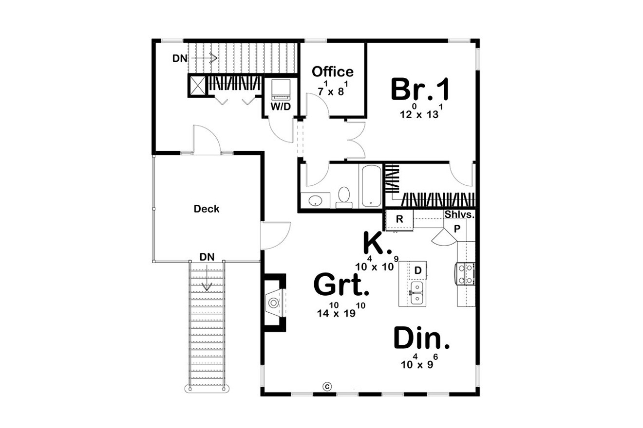 Traditional House Plan - Canterbury 14806 - 2nd Floor Plan