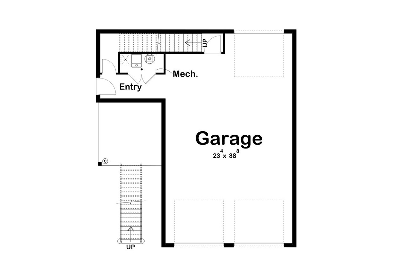 Traditional House Plan - Canterbury 14806 - 1st Floor Plan
