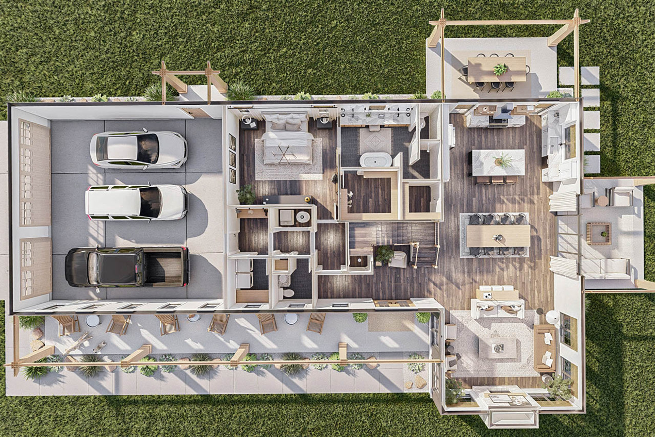 Aerial 1st Floor Pla - Other Floor Plan
