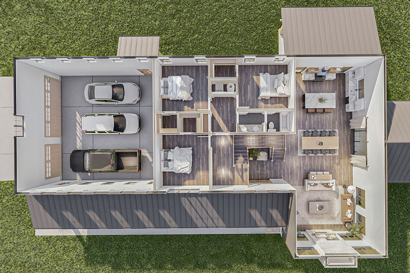 Aerial 2nd Floor Plan - Other Floor Plan