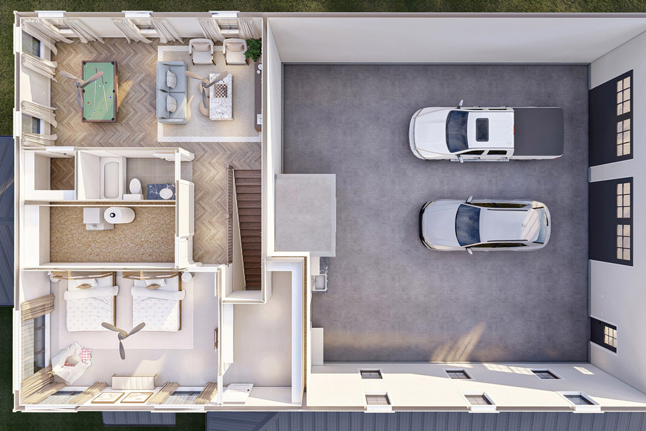 Aerial 2nd Floor Plan - Other Floor Plan