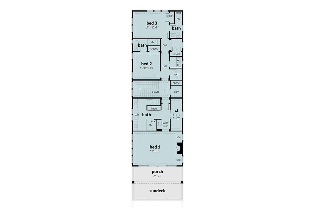Secondary Image - Southern House Plan - Crescent 30353 - Optional Floor Plan