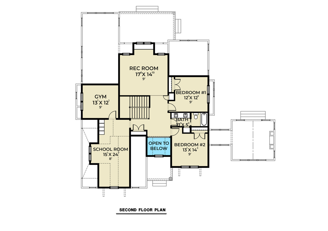 Farmhouse House Plan - 32486 - 2nd Floor Plan