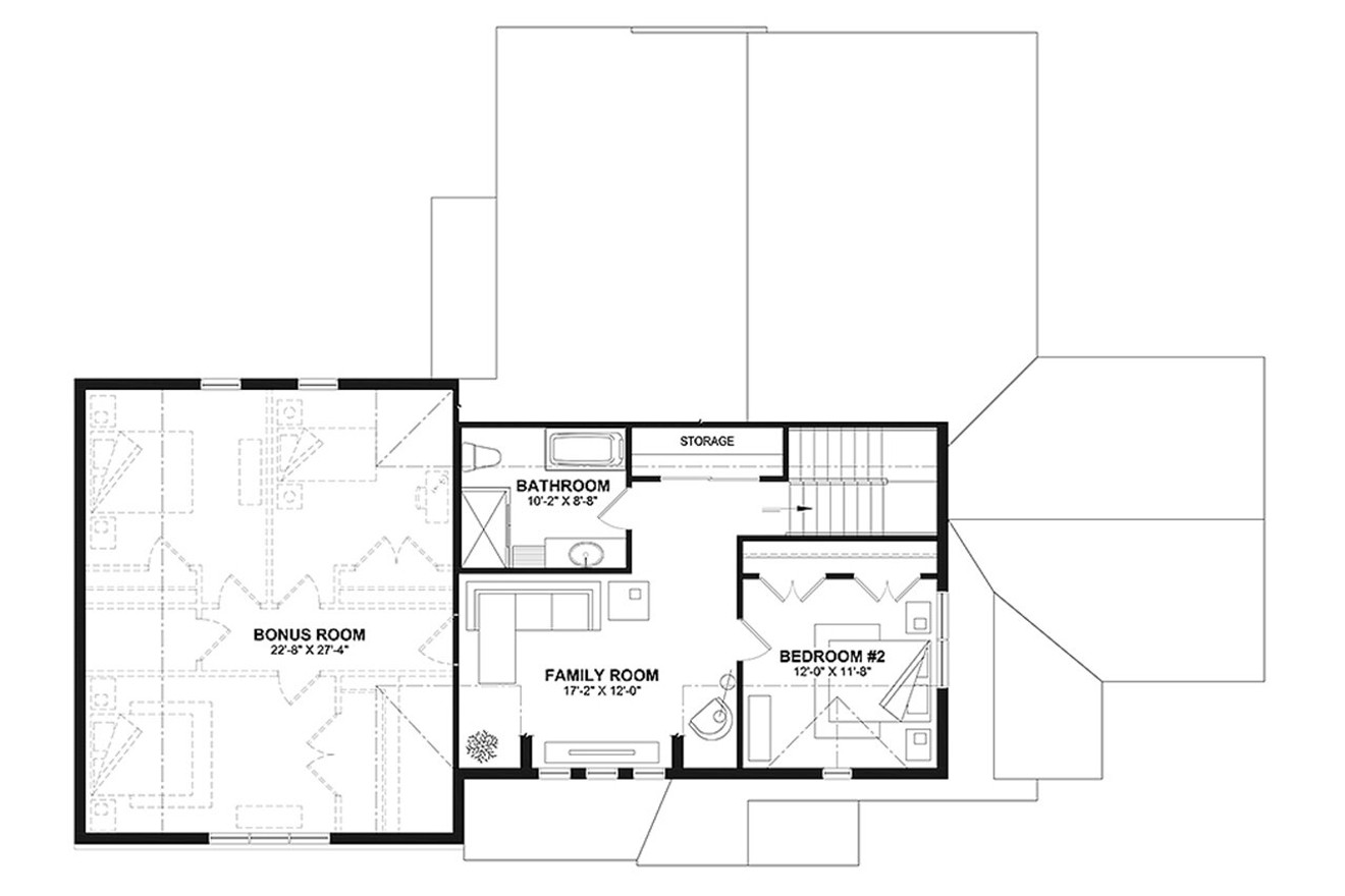 Farmhouse House Plan - Birchview 30486 - 2nd Floor Plan