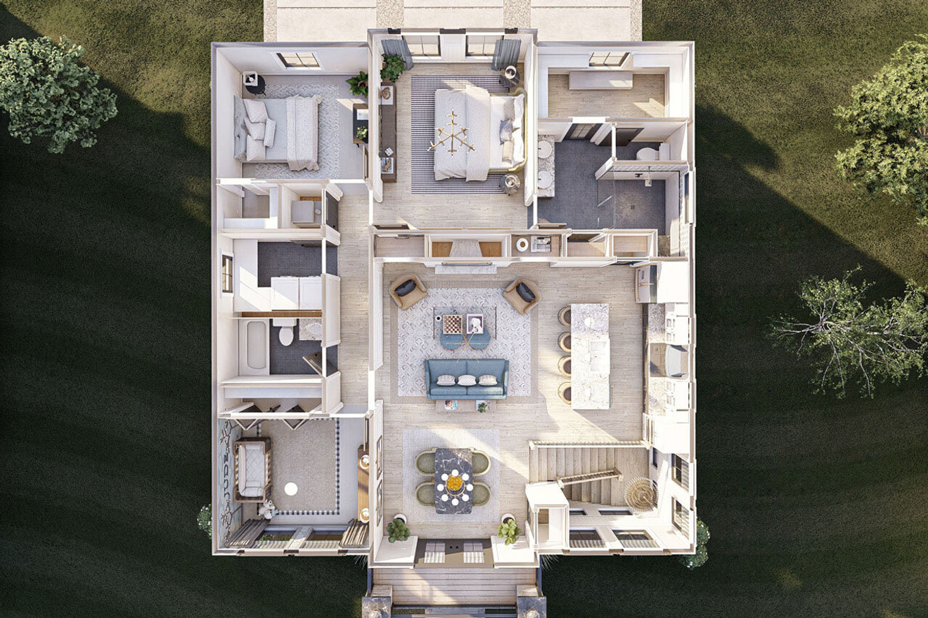 Aerial Second Floor Plan - Other Floor Plan