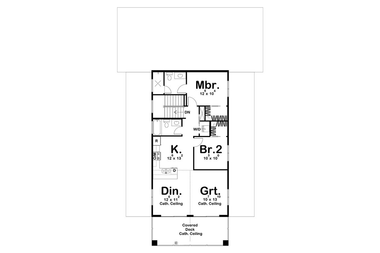 Farmhouse House Plan - Sand Springs 92020 - 2nd Floor Plan