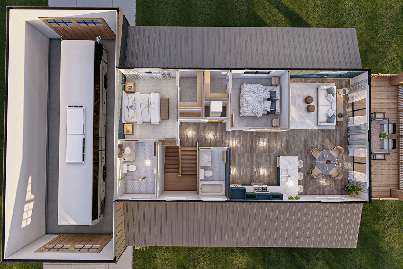 Aerial Second Floor Plan - Other Floor Plan