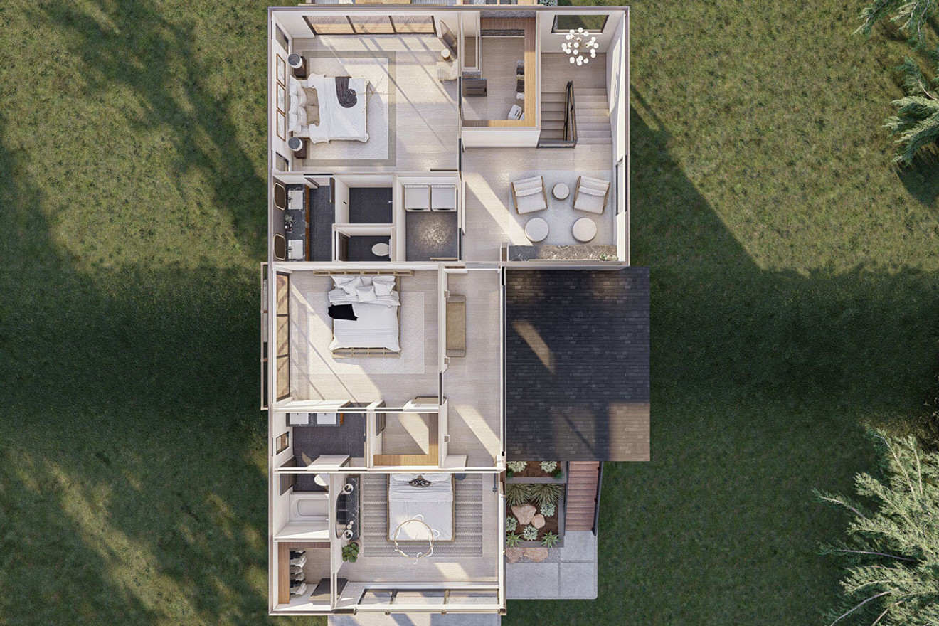 Aerial Second Floor Plan - Other Floor Plan