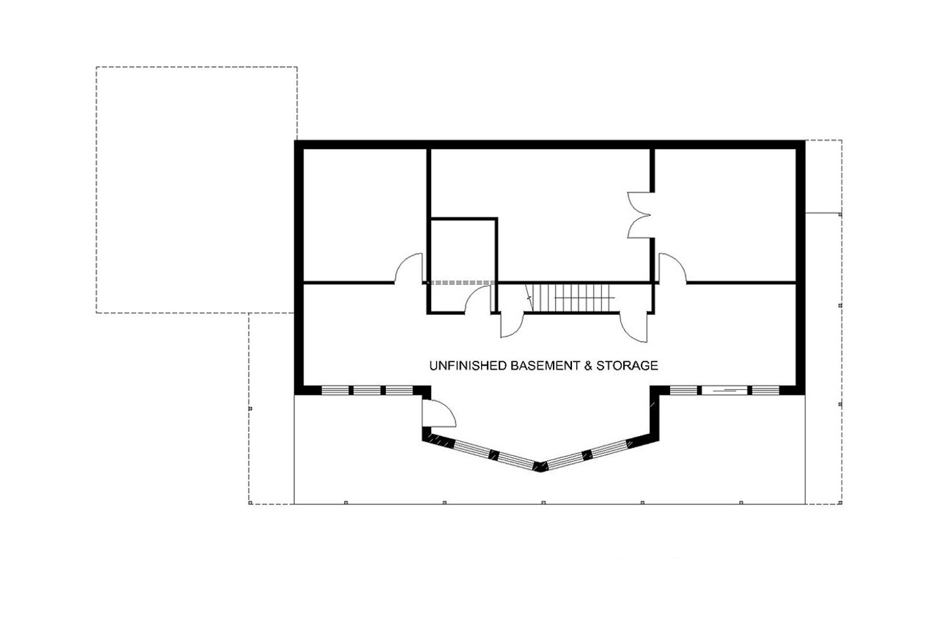 Traditional House Plan - 72240 - Basement Floor Plan
