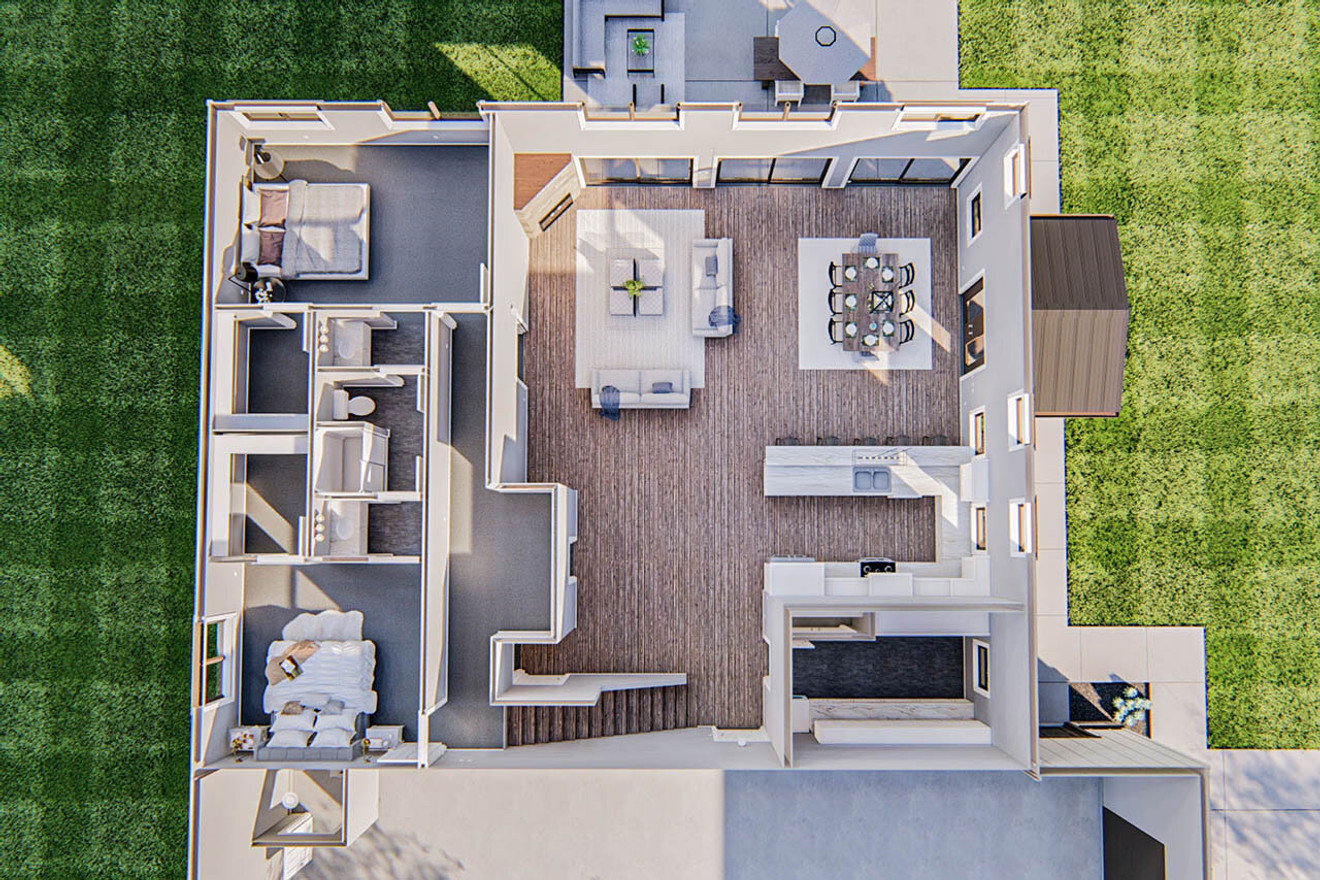 Aerial Second Floor Plan - Other Floor Plan