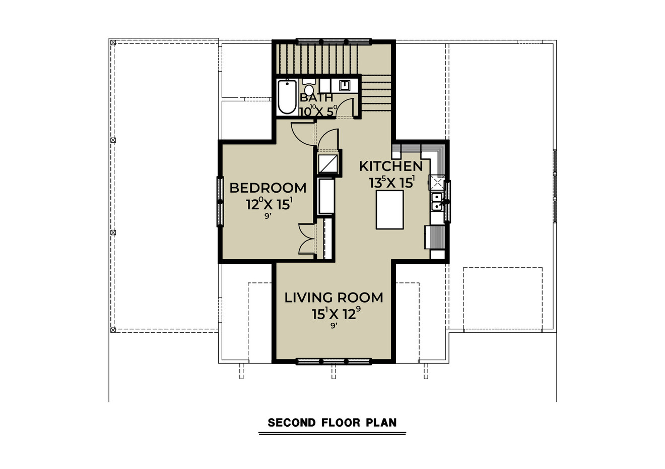 Secondary Image - Country House Plan - 96592 - 2nd Floor Plan