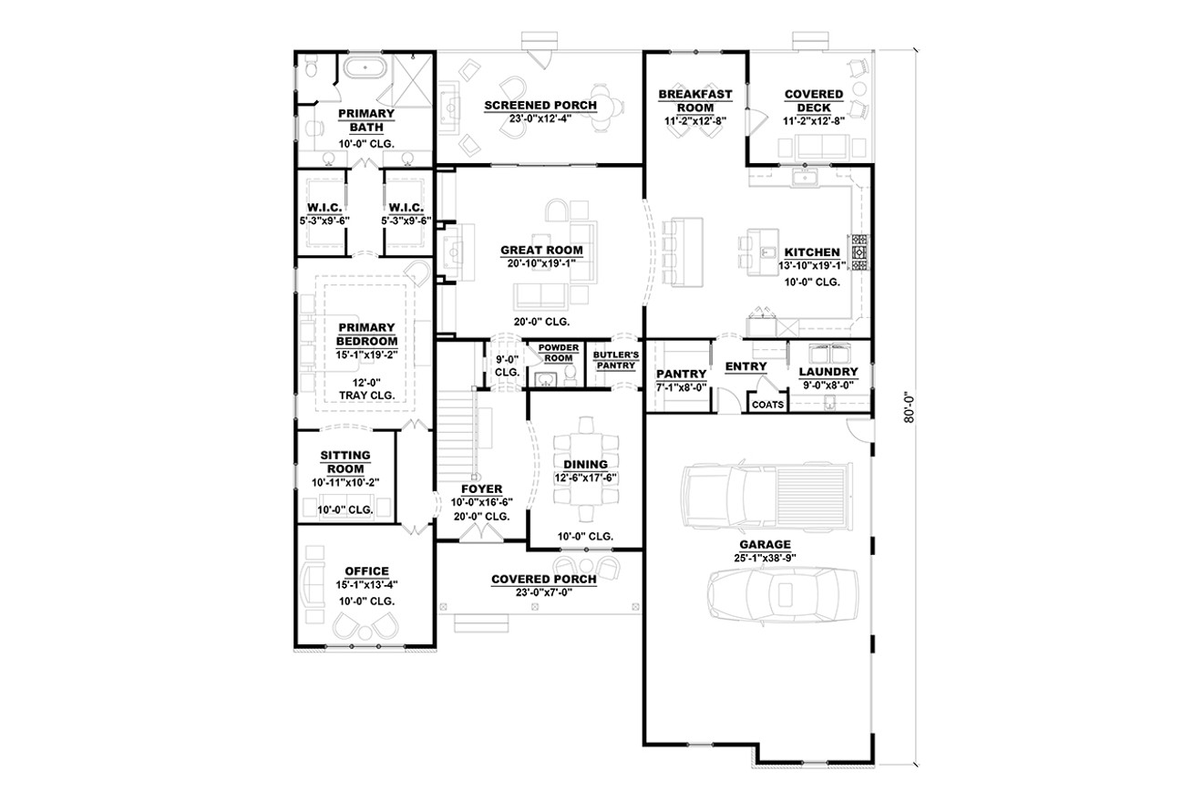 Traditional House Plan - Raines 85529 - Optional Floor Plan
