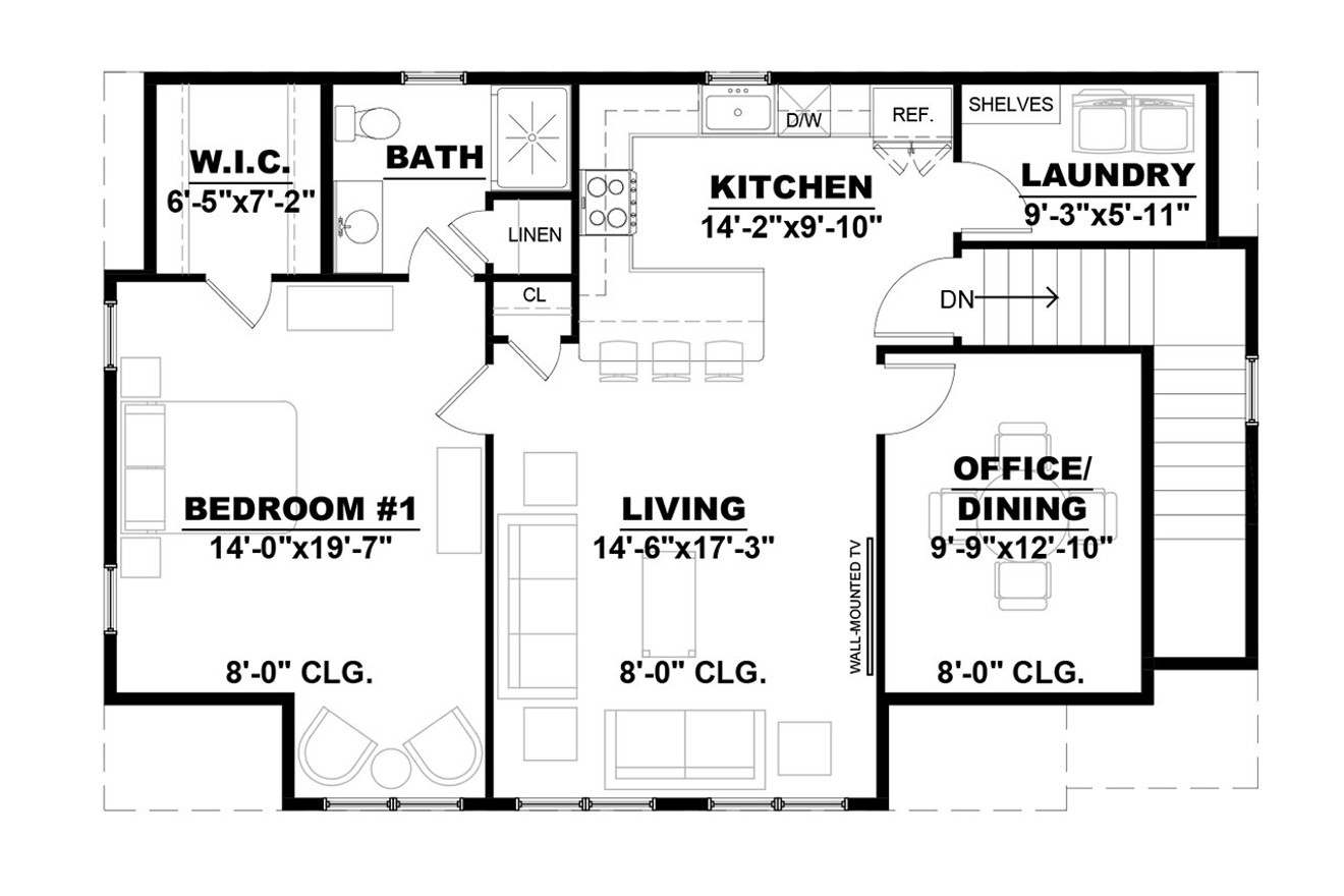 Secondary Image - Farmhouse House Plan - Freeman 37288 - 2nd Floor Plan