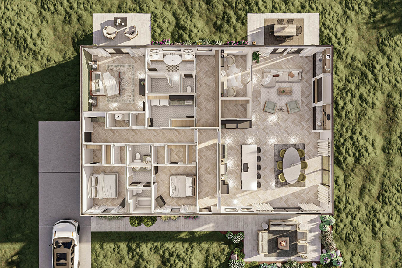 Aerial View - Other Floor Plan