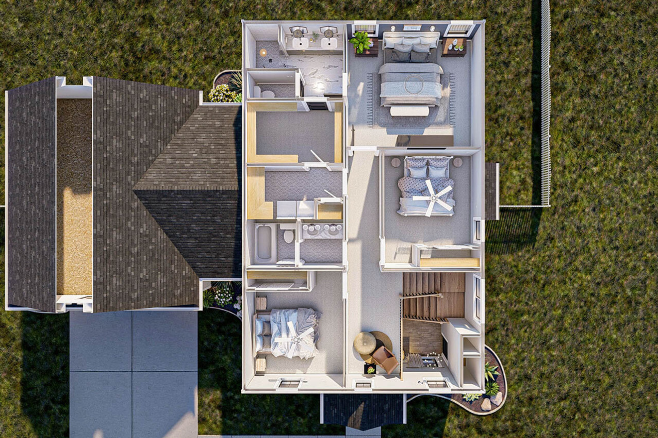 Aerial View Floor 2 - Other Floor Plan