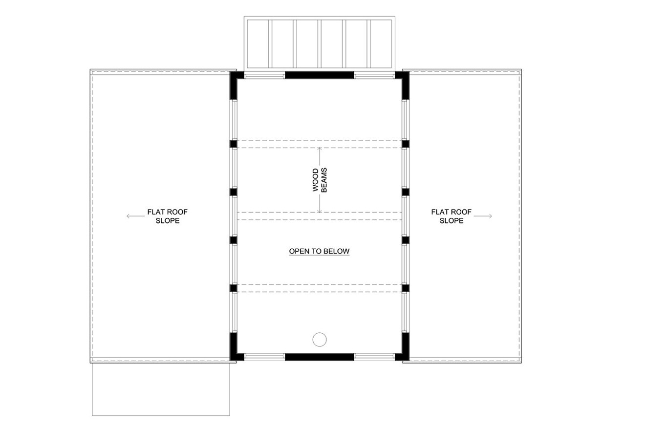 Secondary Image - Contemporary House Plan - 50766 - 2nd Floor Plan