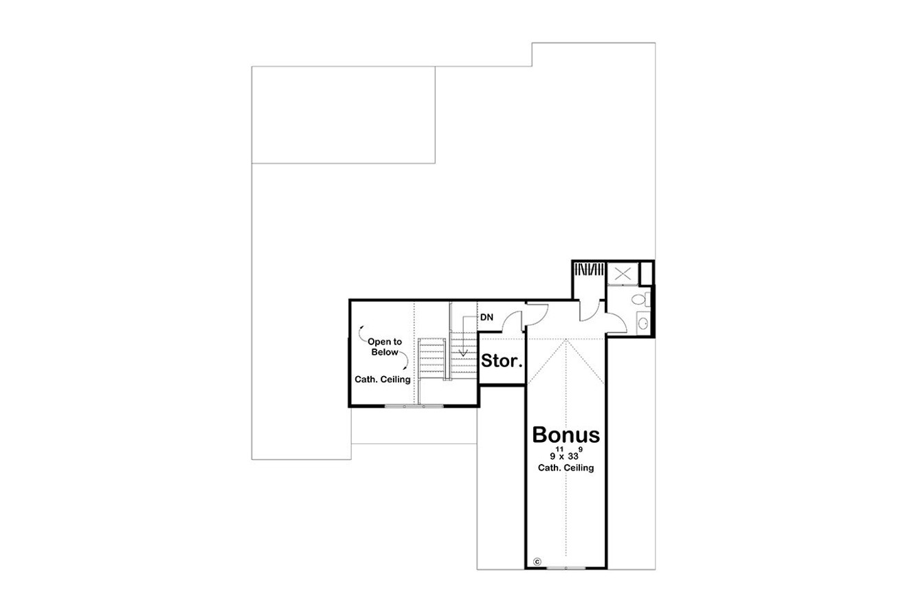 Craftsman House Plan - Plainview 30844 - 2nd Floor Plan