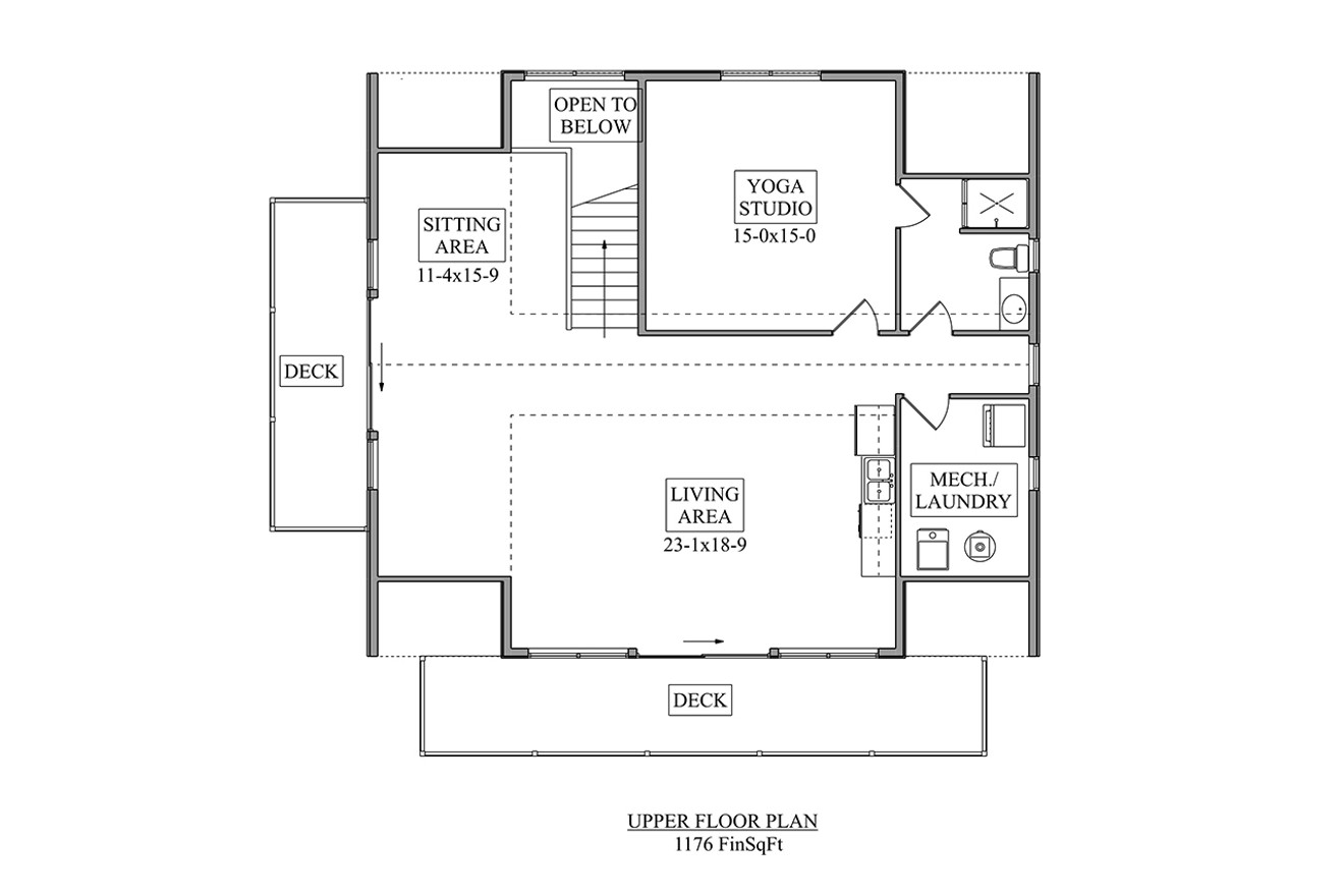 Secondary Image - Craftsman House Plan - Webeler 14566 - 2nd Floor Plan